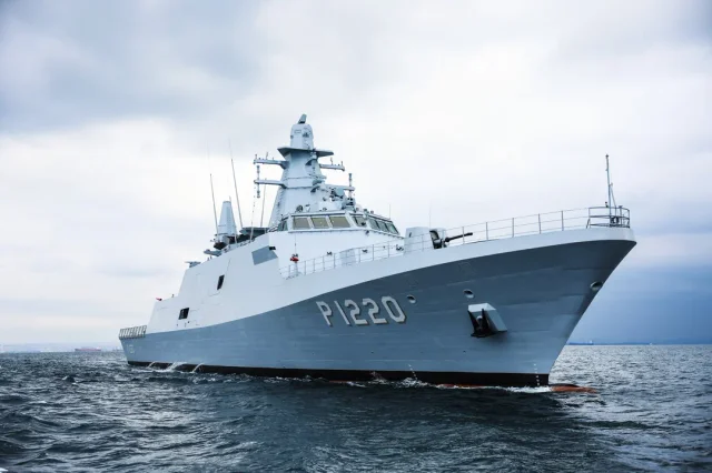 Hisar-class offshore patrol vessel TCG Akhisar (P-1220)